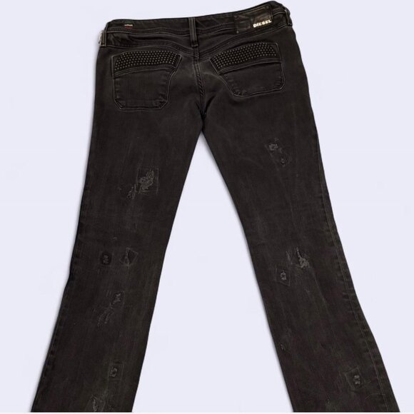 Black Bootcut Diesel Jeans - Picture 6 of 6